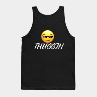 Thugging Emoji Tank Top